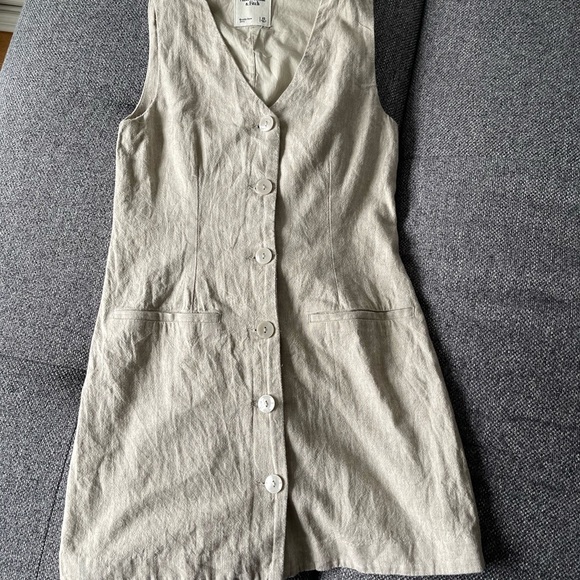 A&F Mara Linen-Blend vest mini dress - Picture 5 of 12